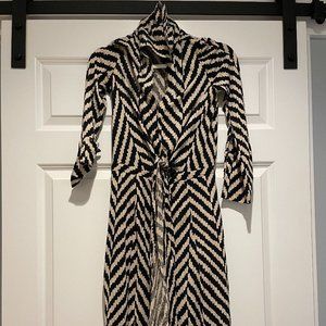 Diane Von Furstenberg Chevron Dress